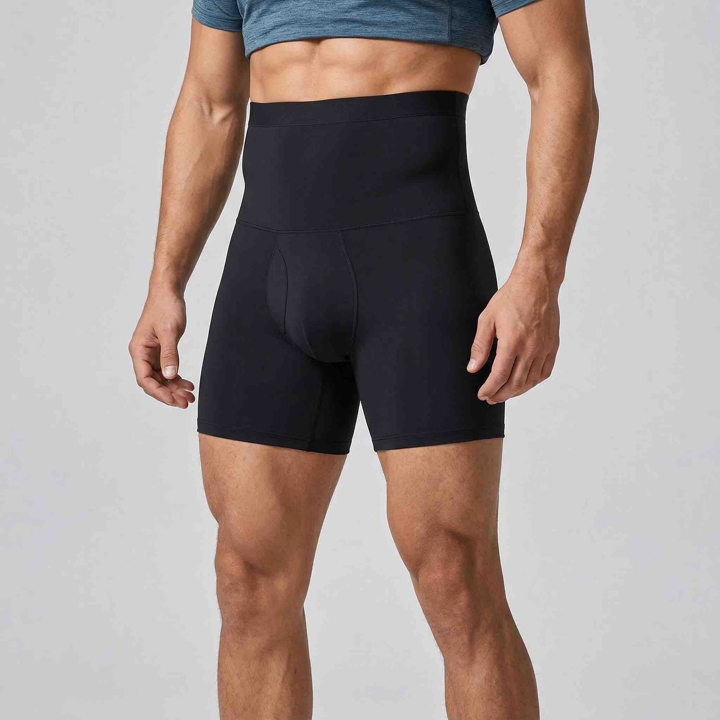 Men's Tummy Control Shorts — High-Waist Shapewear | SCULPTIX